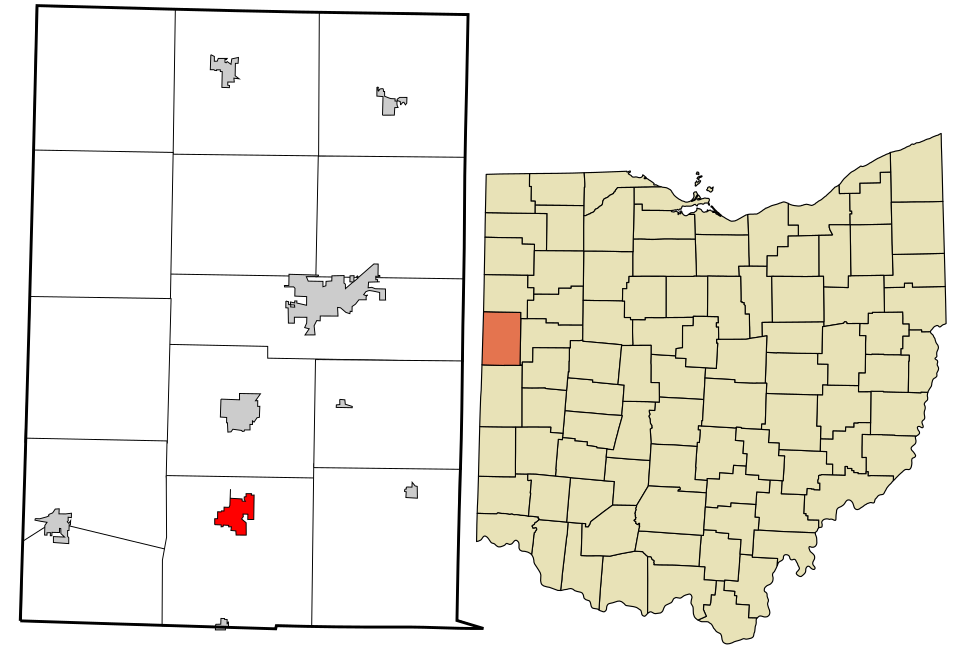 Locator map of St. Henry