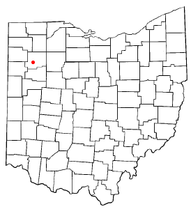 Locator map of Kalida