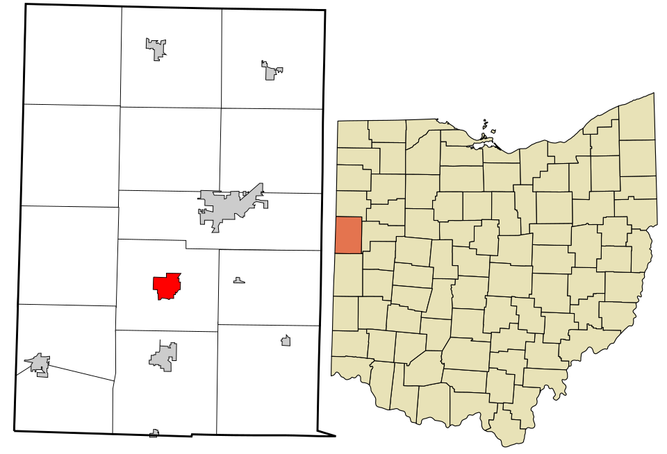 Locator map of Coldwater