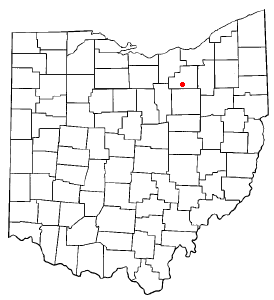Locator map of Westfield Center