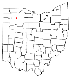 Locator map of Deshler