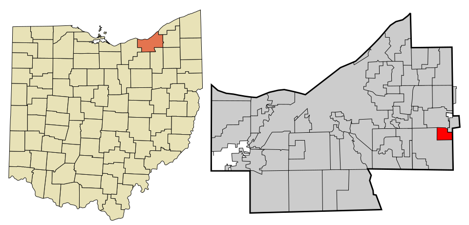 Locator map of Bentleyville