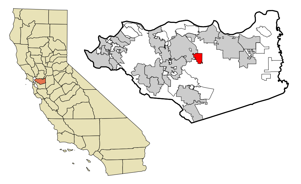 Map of Clayton