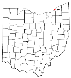 Locator map of Willowick