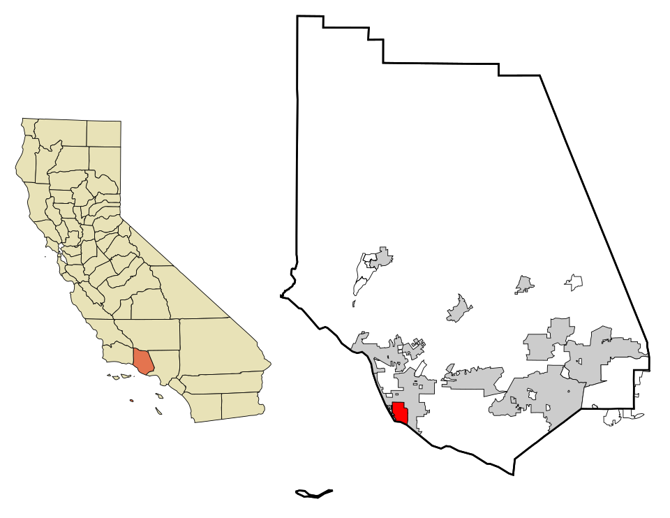 Locator map of Port Hueneme
