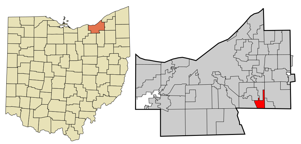 Locator map of Oakwood