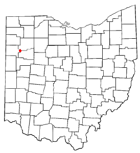 Locator map of Delphos