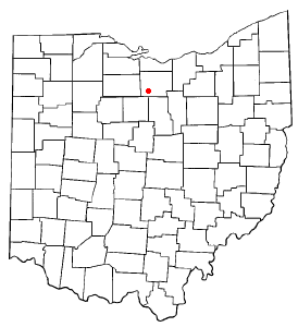 Locator map of Willard