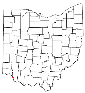 Locator map of New Richmond