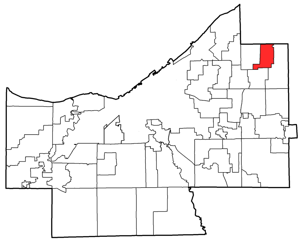 Locator map of Mayfield