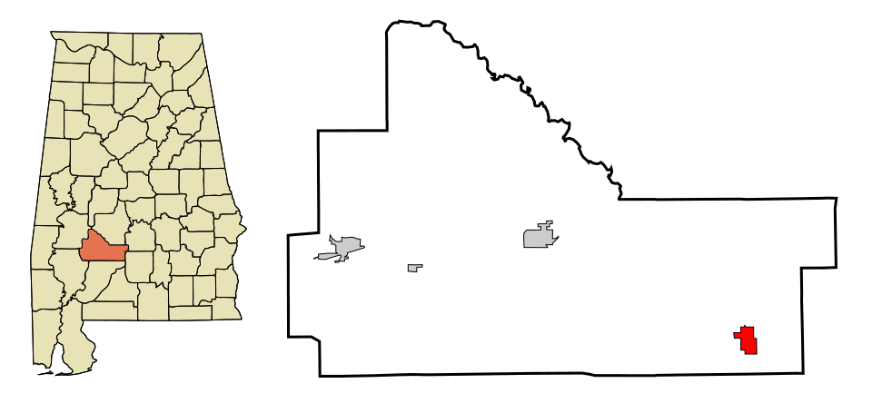 Locator map of Pine Apple