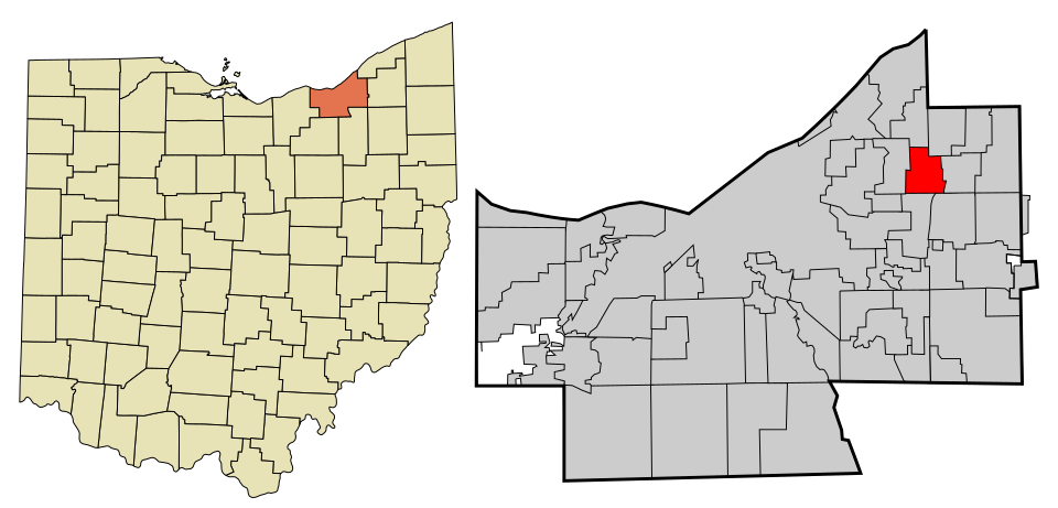 Locator map of Lyndhurst