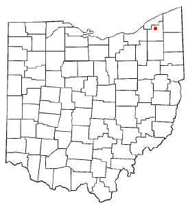 Locator map of Chardon