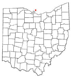 Locator map of Kelleys Island