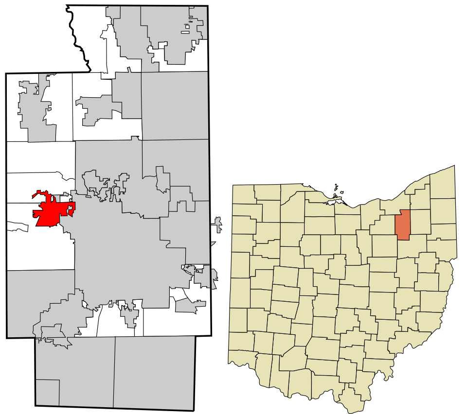 Locator map of Fairlawn