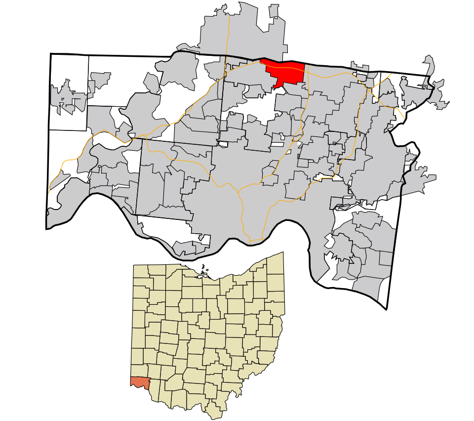 Locator map of Springdale