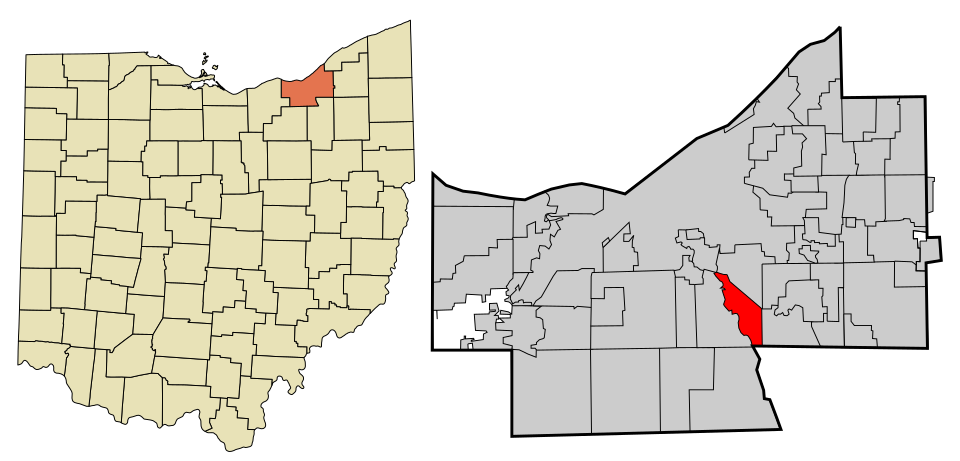 Locator map of Valley View