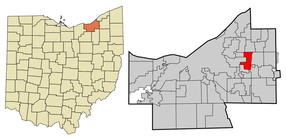 Map of Beachwood