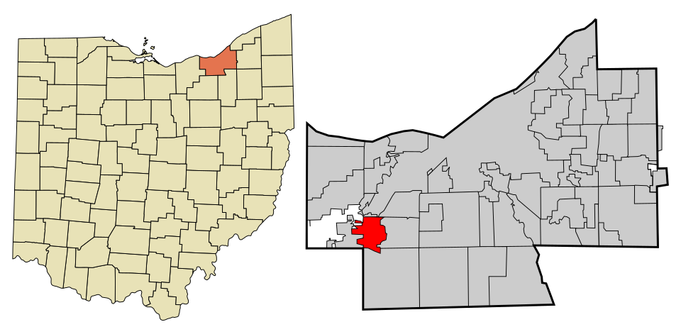 Locator map of Berea