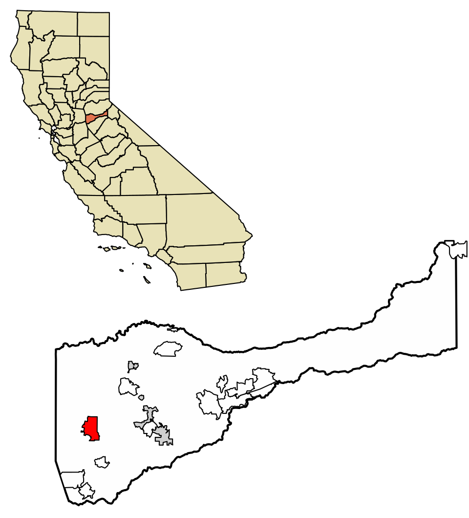 Locator map of Ione