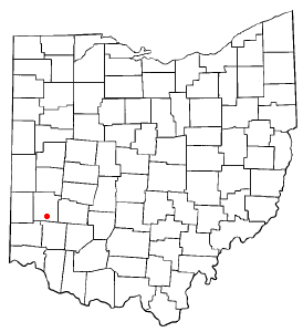 Locator map of Miamisburg