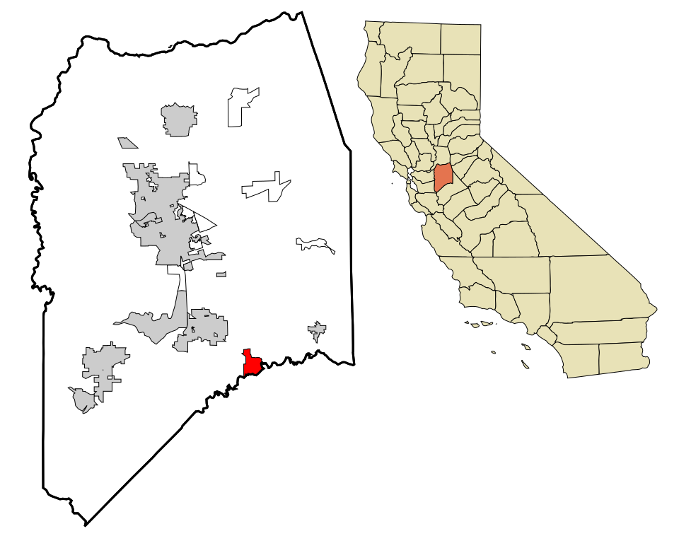 Locator map of Ripon