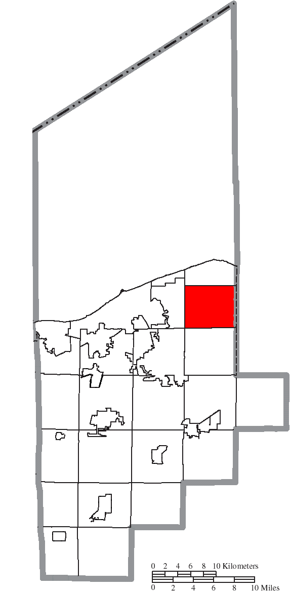 Locator map of Avon