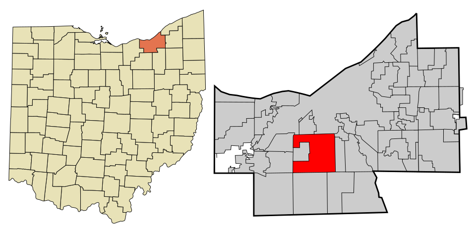 Locator map of Parma
