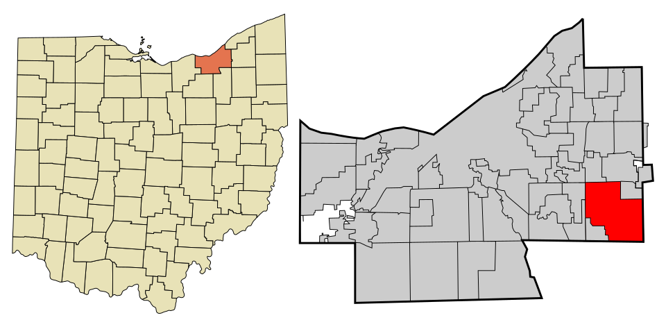 Locator map of Solon