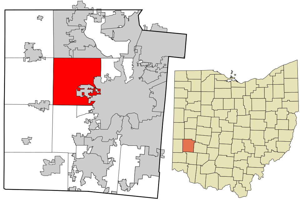 Map of Trotwood