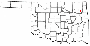 Locator map of Sportsmen Acres