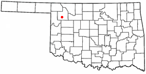 Locator map of Sharon