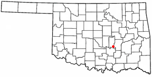 Locator map of Sasakwa