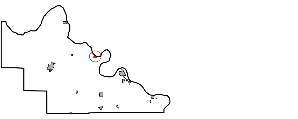 Locator map of Blackburn