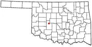 Locator map of Lookeba