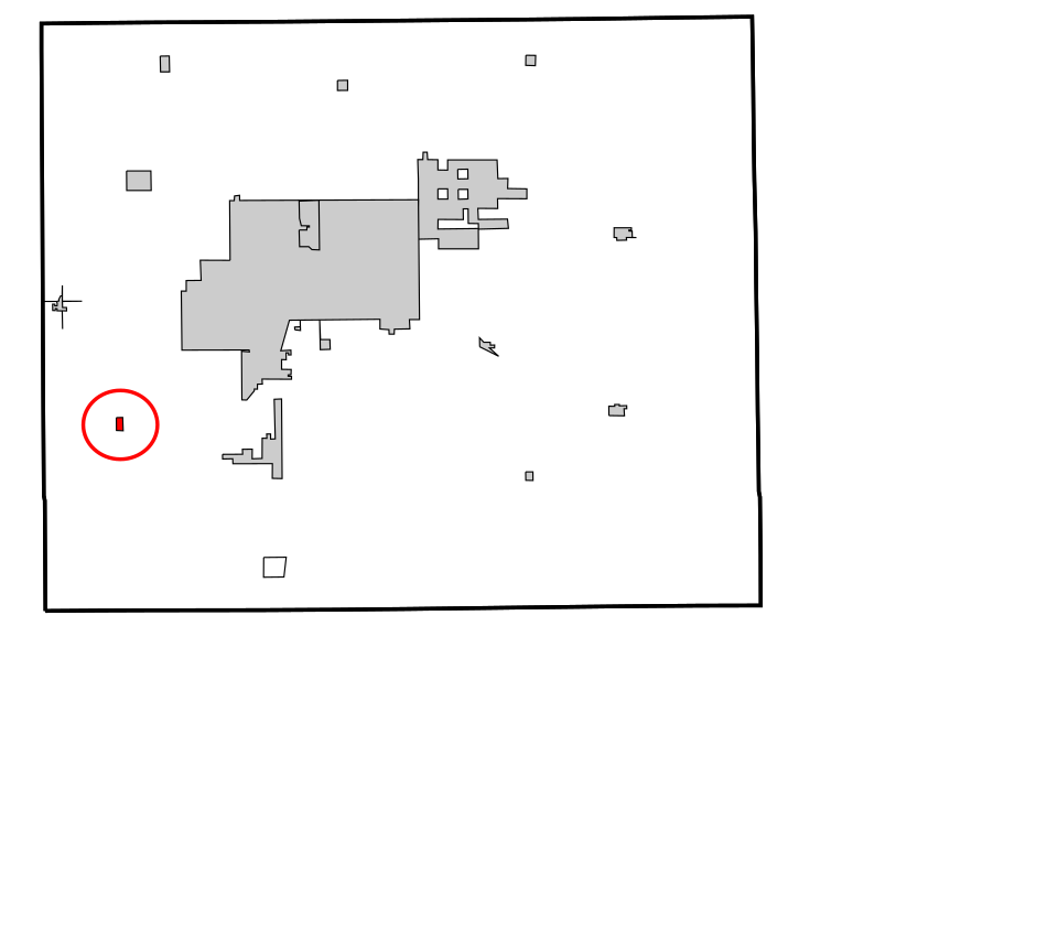 Locator map of Drummond