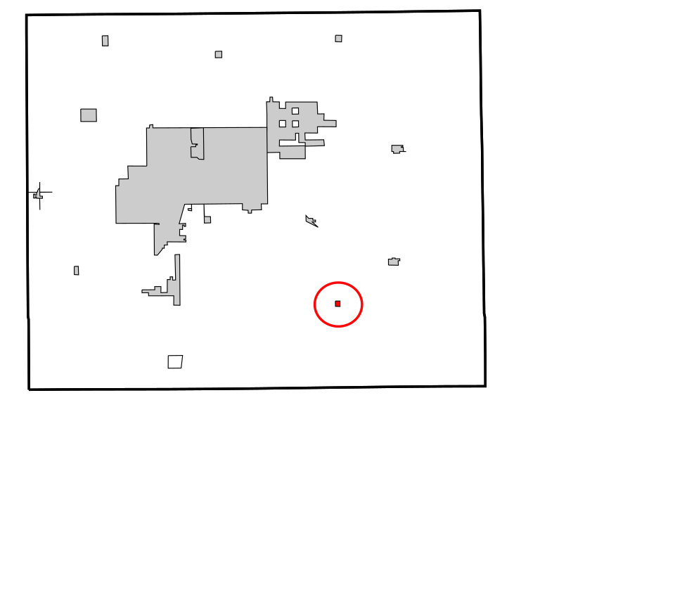 Locator map of Douglas