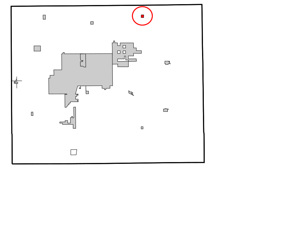Locator map of Hunter