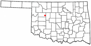 Locator map of Oakwood
