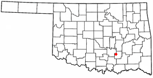 Locator map of Tupelo