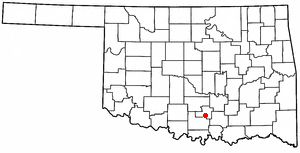 Locator map of Dougherty