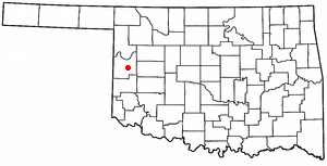 Locator map of Strong