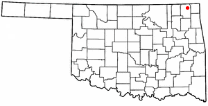 Locator map of Welch