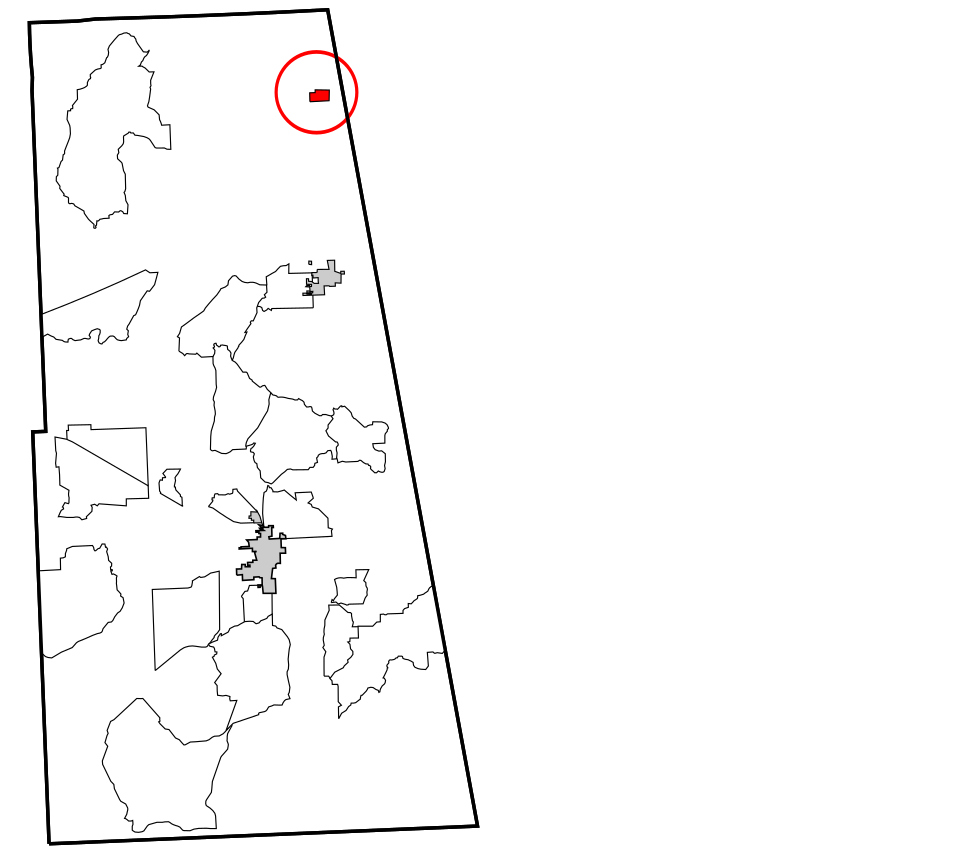 Locator map of Watts