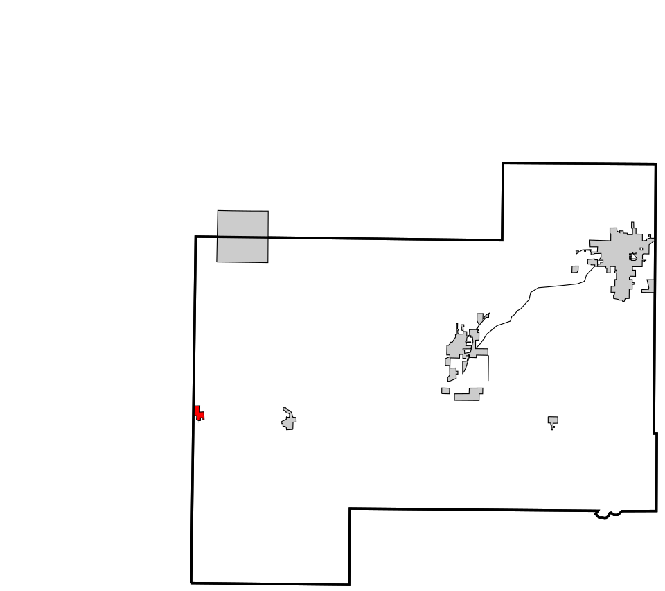 Locator map of Texola