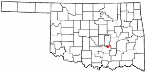 Locator map of Francis
