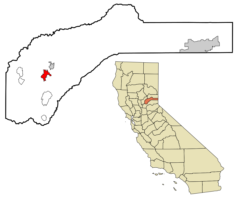 Locator map of Grass Valley