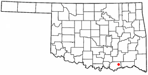 Locator map of Bennington