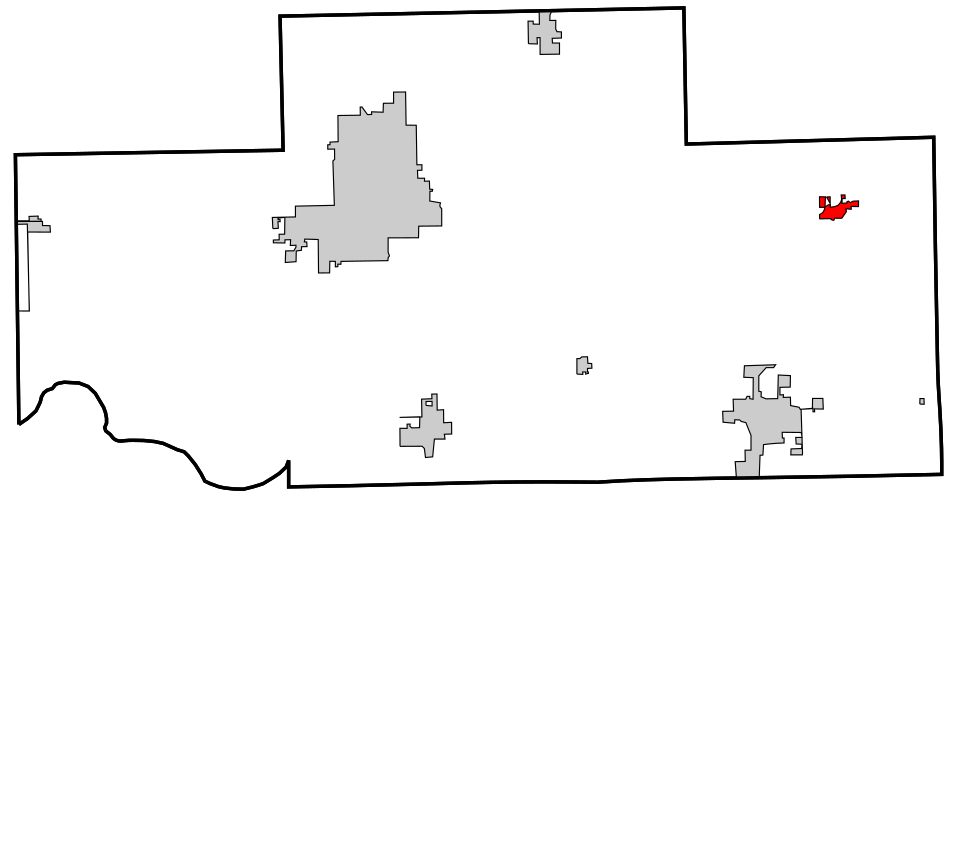 Locator map of Yale