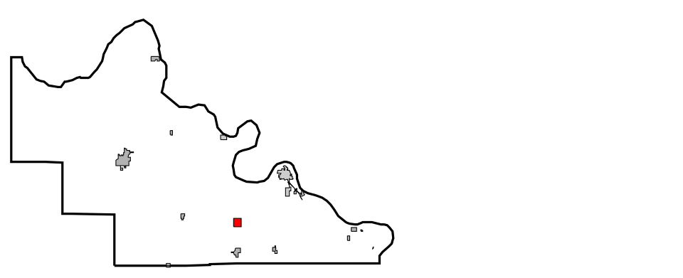 Locator map of Hallett